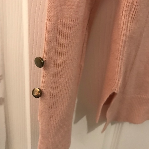 Primark Pink Pullover Sweater with button shoulder and cuffs, size small - Picture 4 of 4